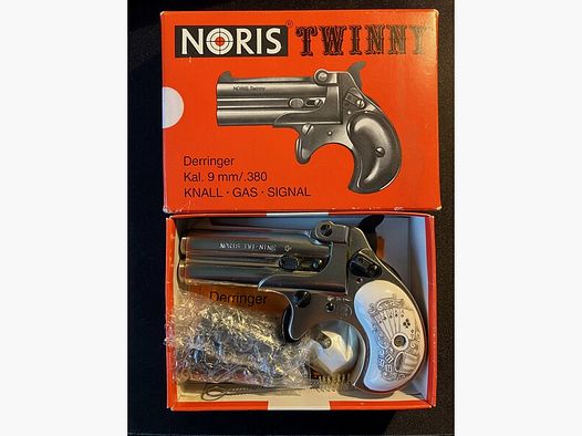 Noris Derringer Twi-Nine PTB 276 NEU mit der Schraube Röhm Kal. 9 mm/ .380 Knall Gas Signal