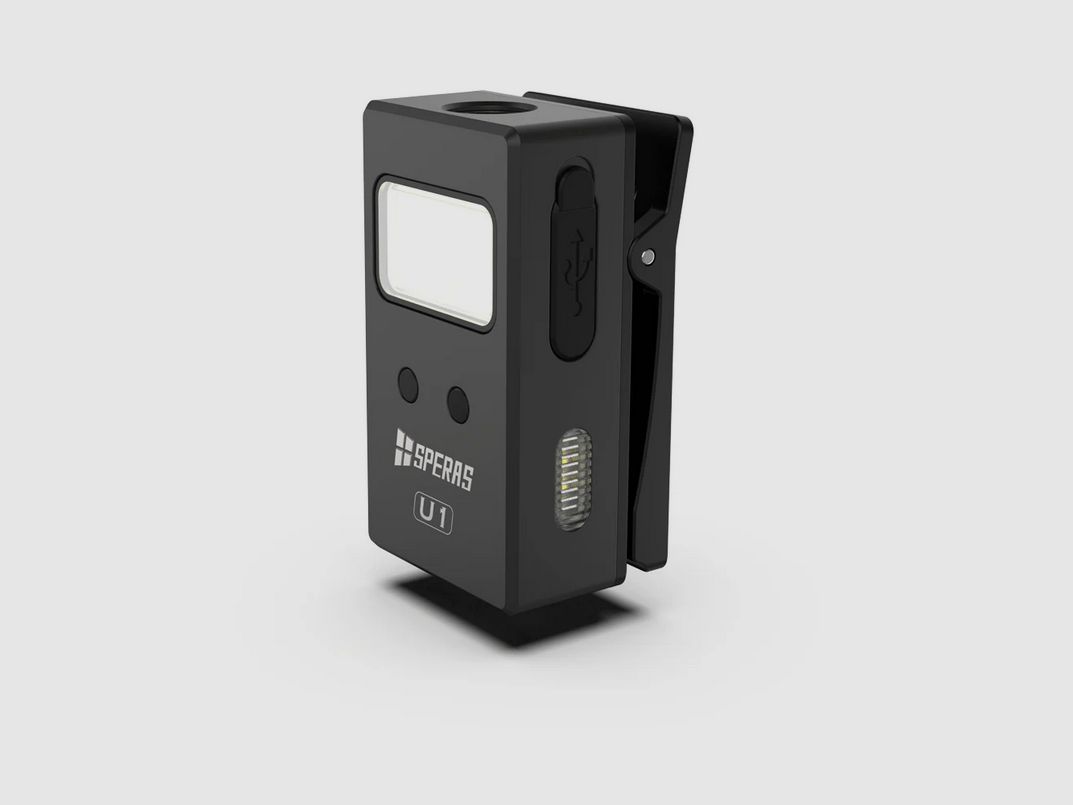 SPERAS - U1 - Foco, luz frontal, luz RGB, 500 lm, 75 m, batería de litio integrada de 500 mAh, USB-C, imagen 3 de 3