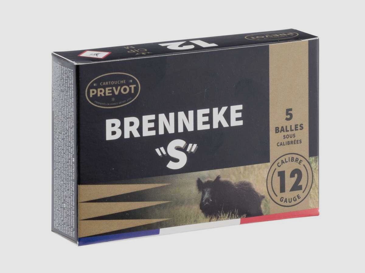 Prevot cartridge with BRENNEKE 'S' semi-jacketed bullet - Cal. 12/70, image 2 of 4