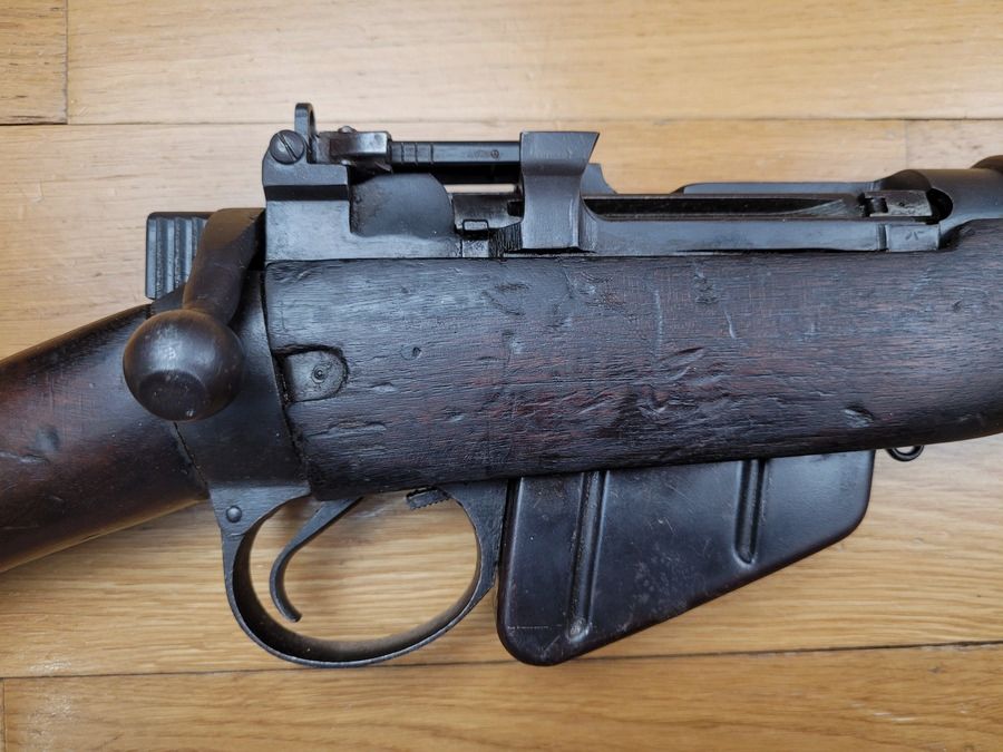 Goede Geweer Lee-Enfield N°4 MKI – 303 British – 10 schoten – Fazakerley – Monomatrikulaire wapen met sluitmagazijn – 1943 – TBE, afbeelding 4 van 20