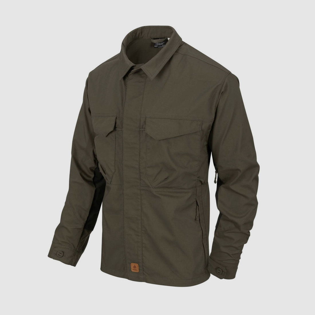 HELIKON-TEX WOODSMAN BUSHCRAFT SHIRT® TAIGA GREEN-SCHWARZ