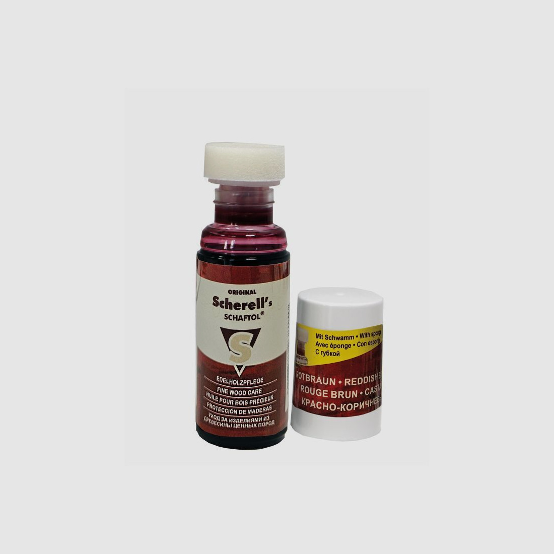 Ballistol Scherell s SCHAFTOL 50 ml Flasche mit Applikationsschwamm