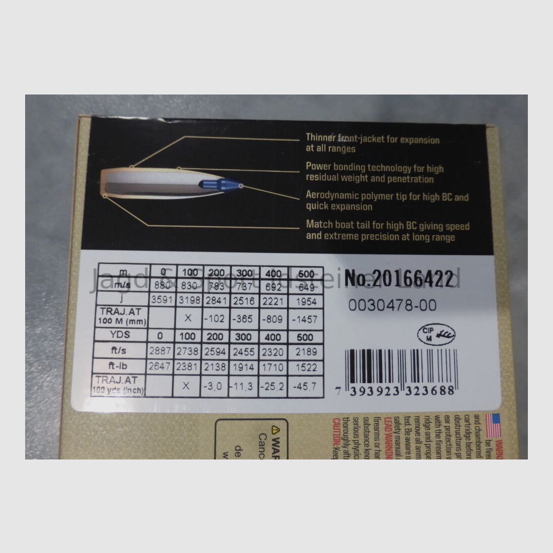 NORMA BOND STRIKE, 143grs