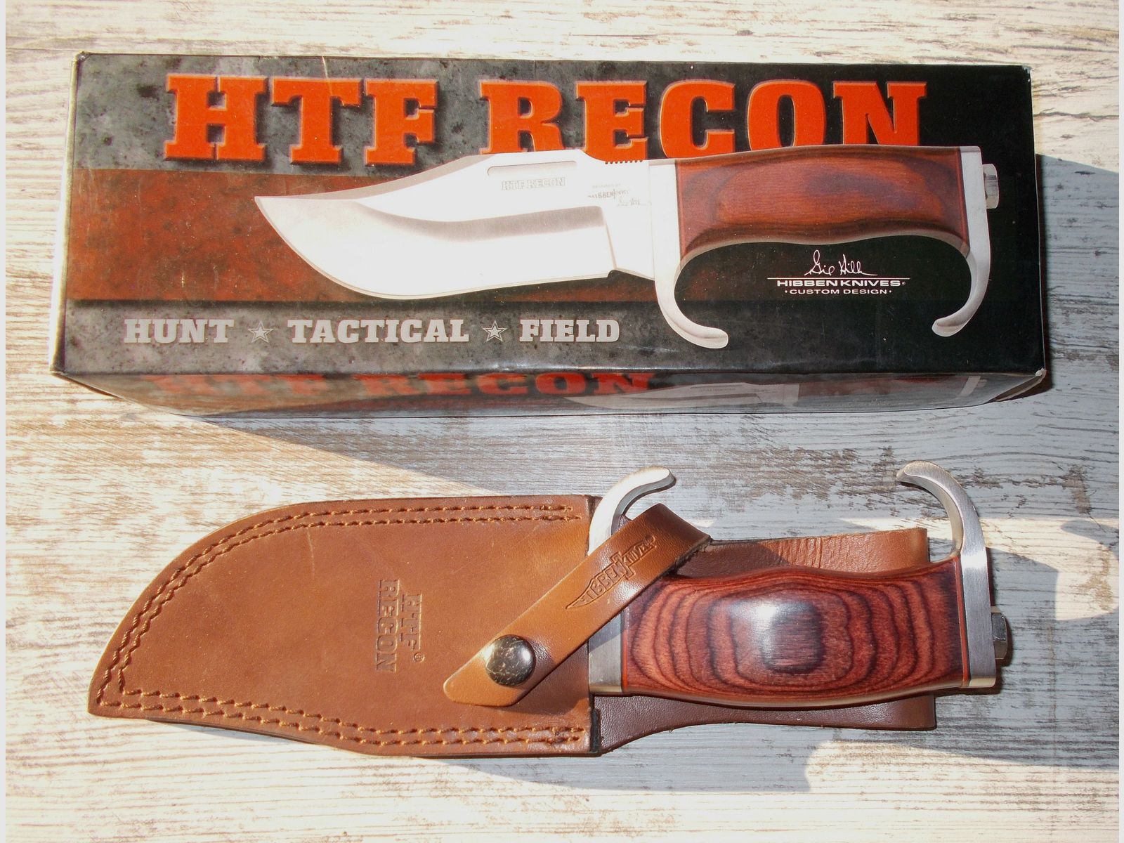 Gil Hibben Collector Knife HTF Recon in original packaging