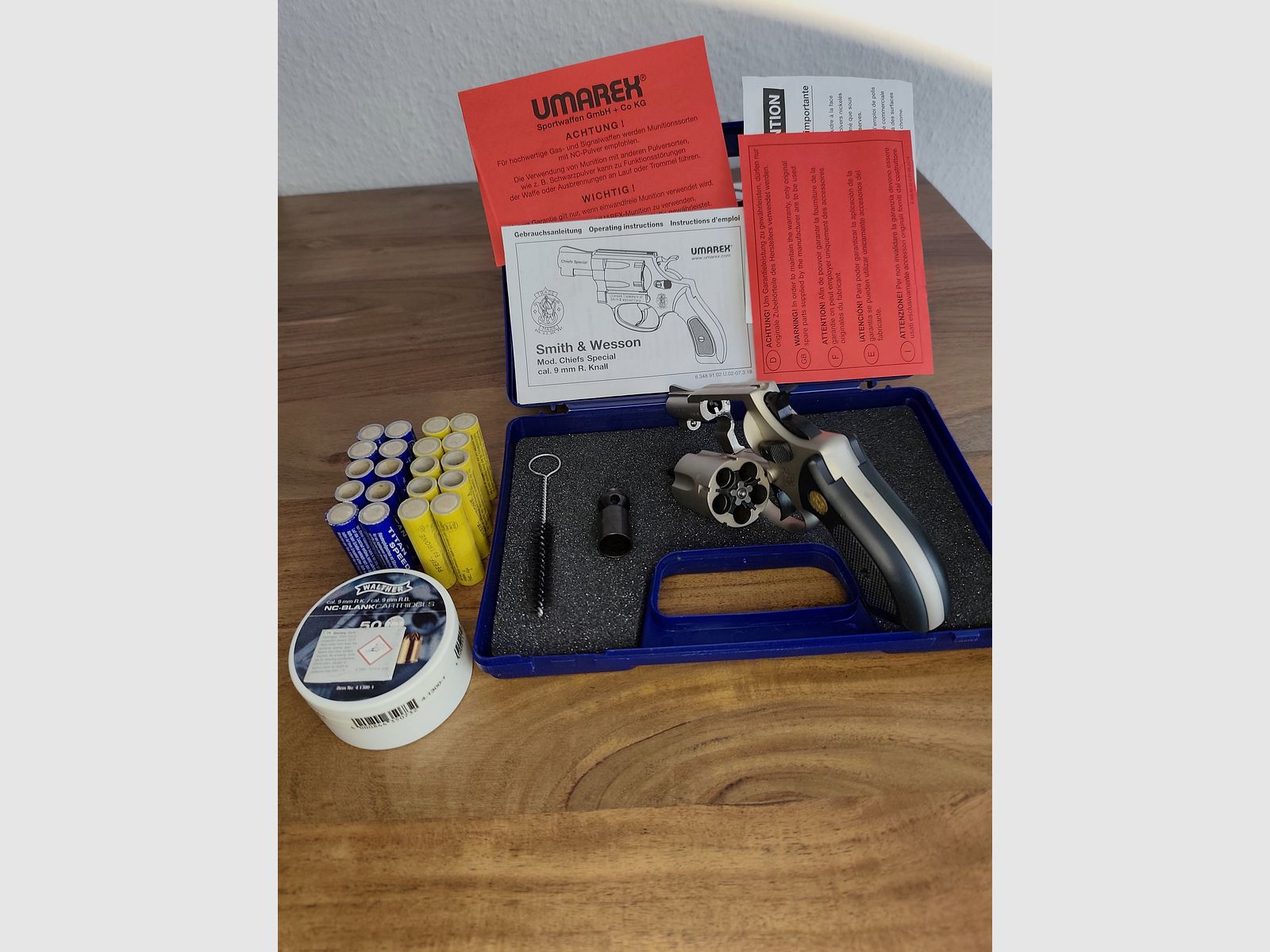 Smith & Wesson Chiefs Special Schreckschussrevolver Kal. 9mm R.K.