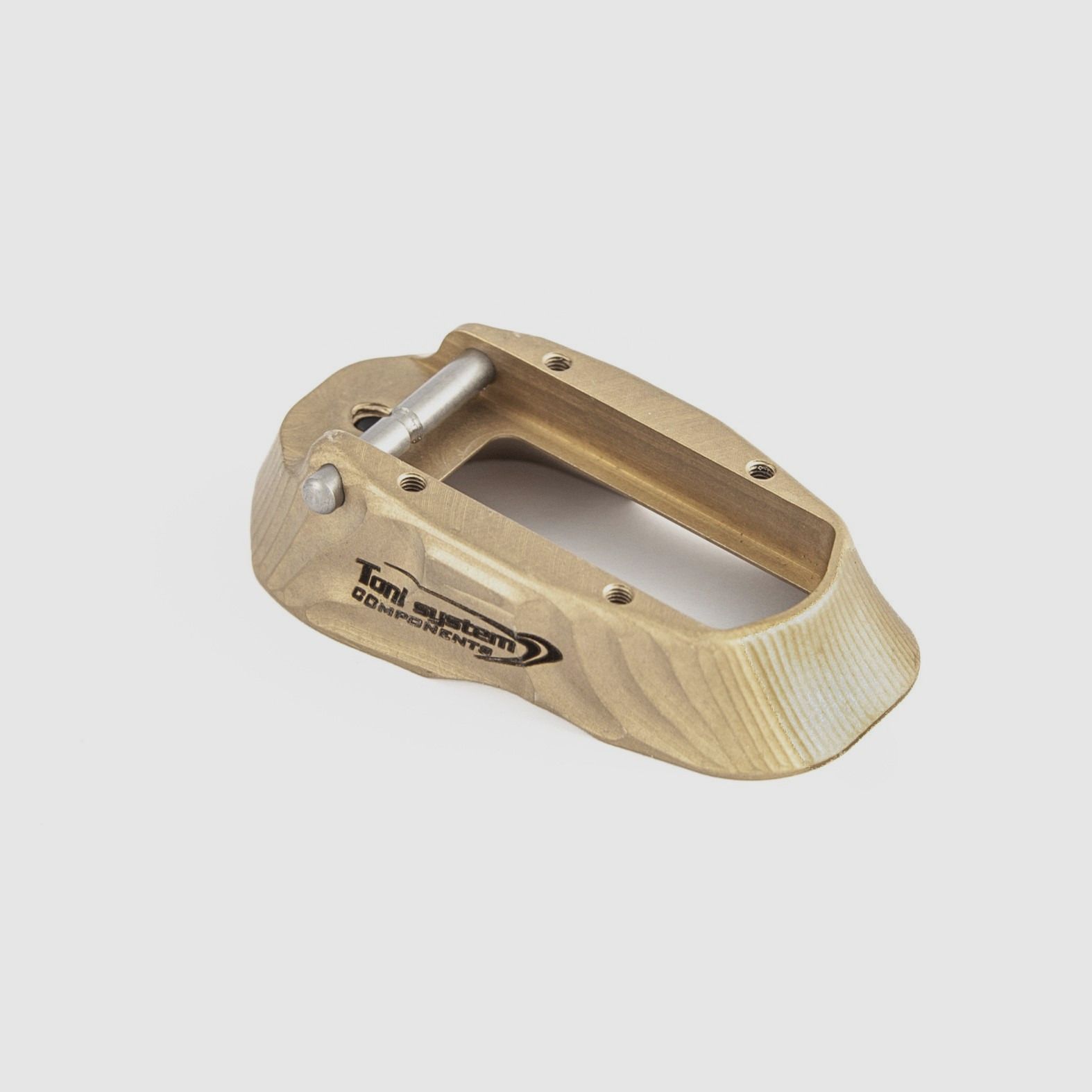 Magwell in ottone per impugnature 3D per 1911 - TONI SYSTEM/ Brass magwell for X3D grips for 1911  * CODICE ARTICOLO MO3D1911-BR