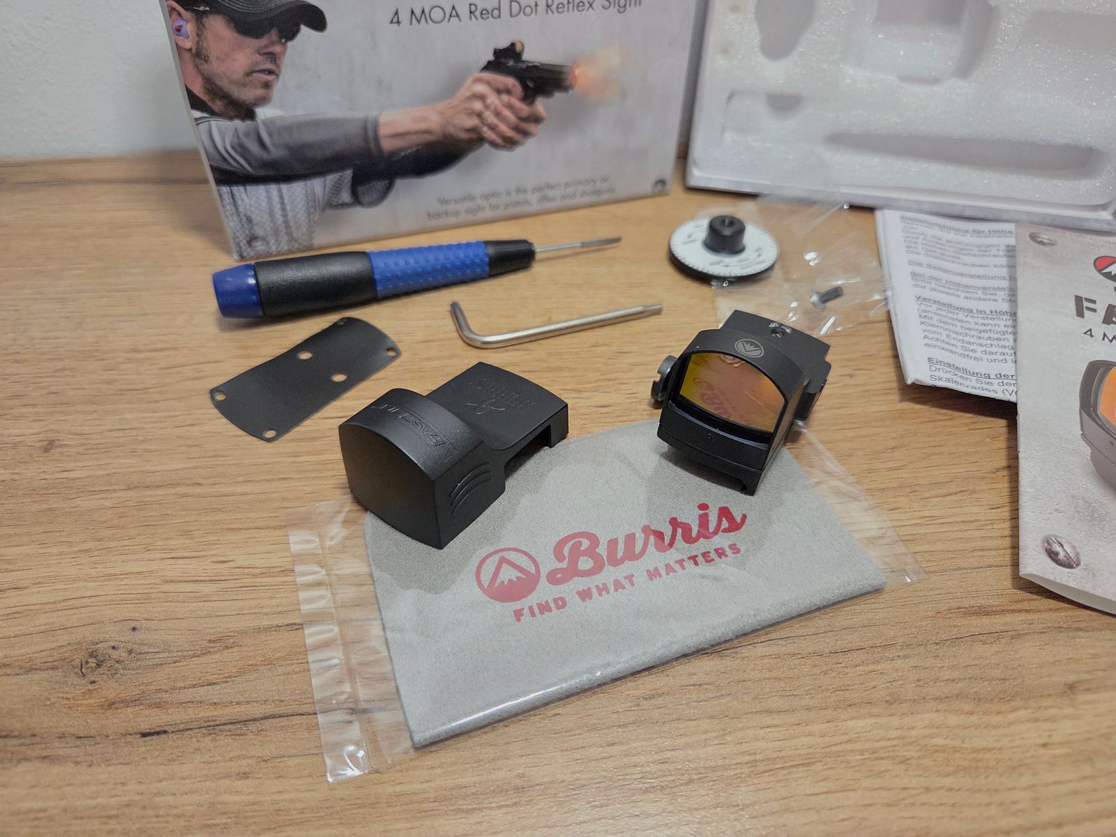 Burris Fast Fire II 2 red dot sight brightness sensor Picatinny