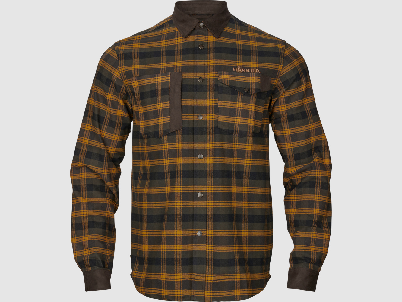 Härkila Aivak L/S Hemd Herr Buckthorn brown XXL