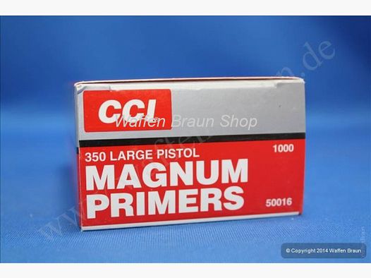 CCI 350 Zündhütchen Large Pistol Magnum 100 Stück