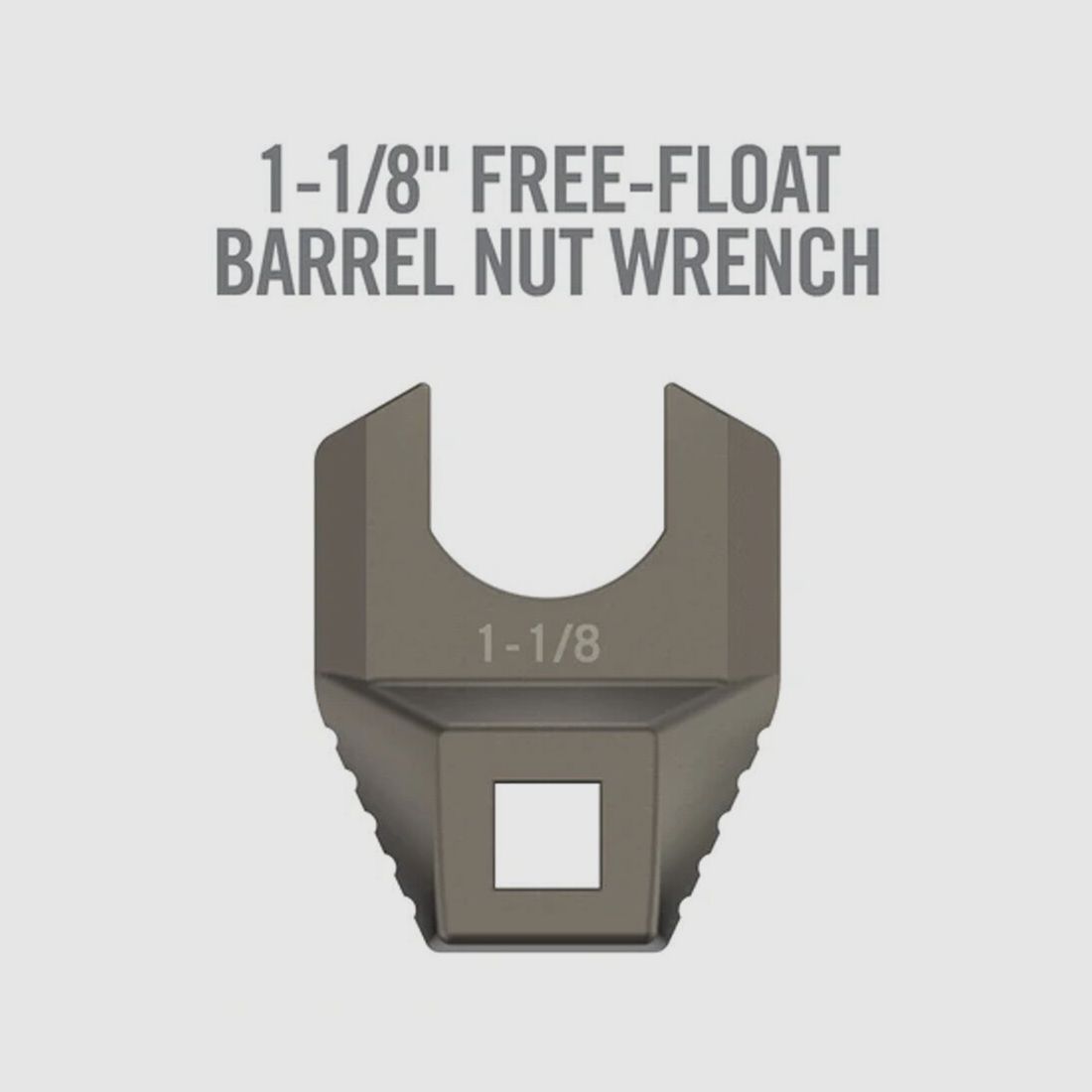 Real Avid Master-Fit Wrench Head 1-1/8” Free-Float Barrel Nut