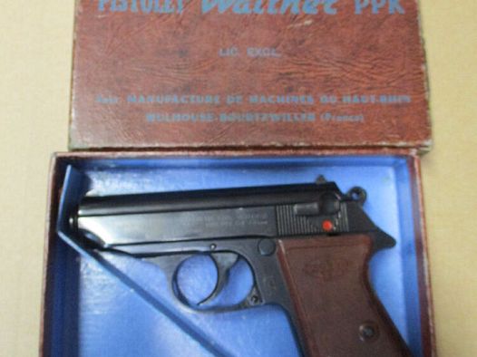 Pistole Manurhin Mod. Walther PPK Polizei Bayern 7,65 mm	 PPK