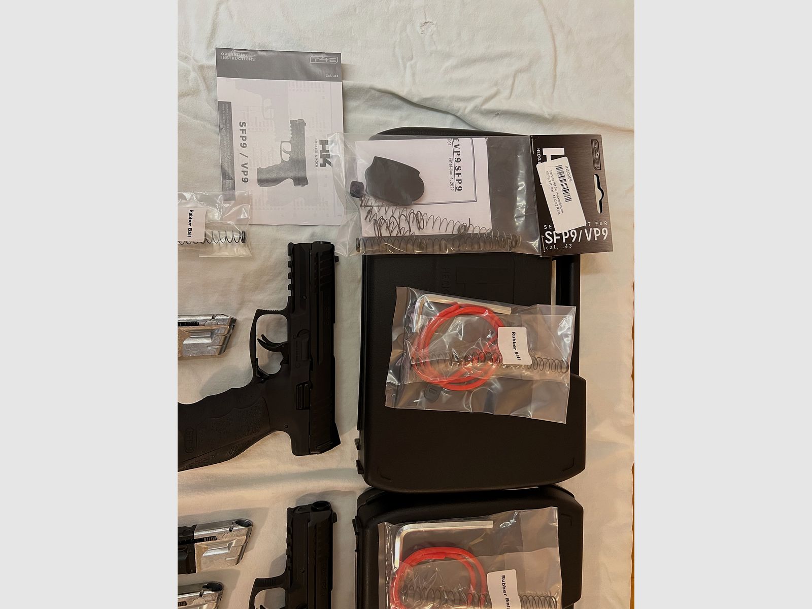 Umarex VFC Heckler & Koch SFP9 T4E CO2 RAM Pistole Kal. 43 schwarz neu NP 270€