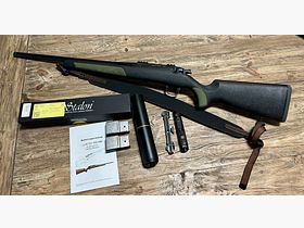 STEEL ACTION HS .308Win mit Montage u. Schalldämpfer