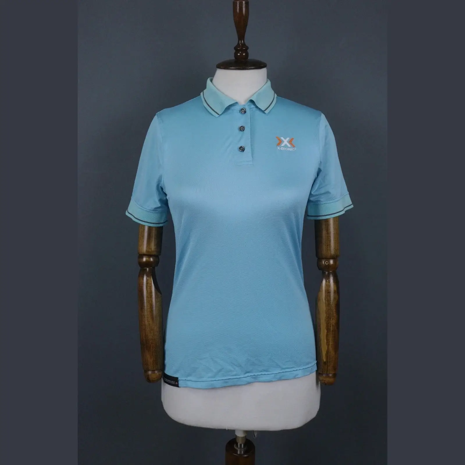 X-Bionic Polo Funcional para Mujeres, Colores Turquesa, Rosa, Negro, imagen 5 de 6