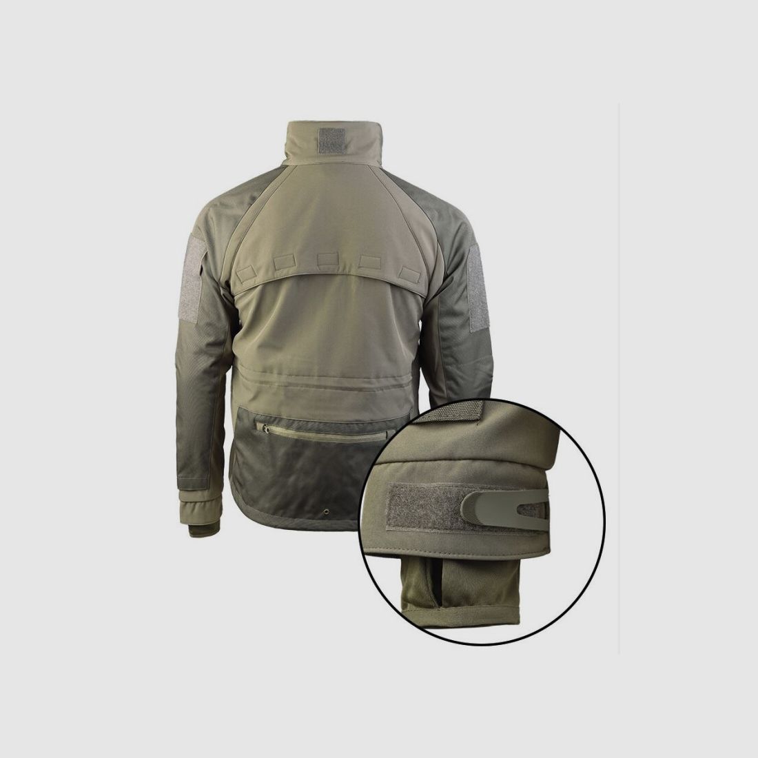 Veste Softshell Plus Olive, image 3 sur 3