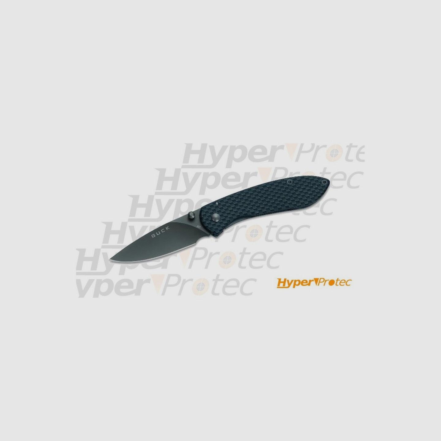 Petit couteau de poche pliant BUCK Nobleman carbone