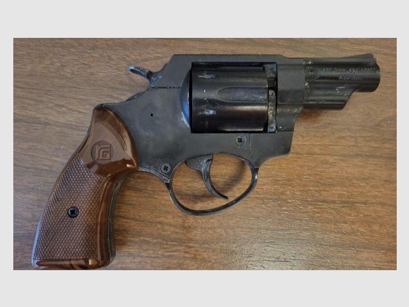 Blank firing signal revolver RÖHM RG 89, caliber 9 mm PTB no. 451