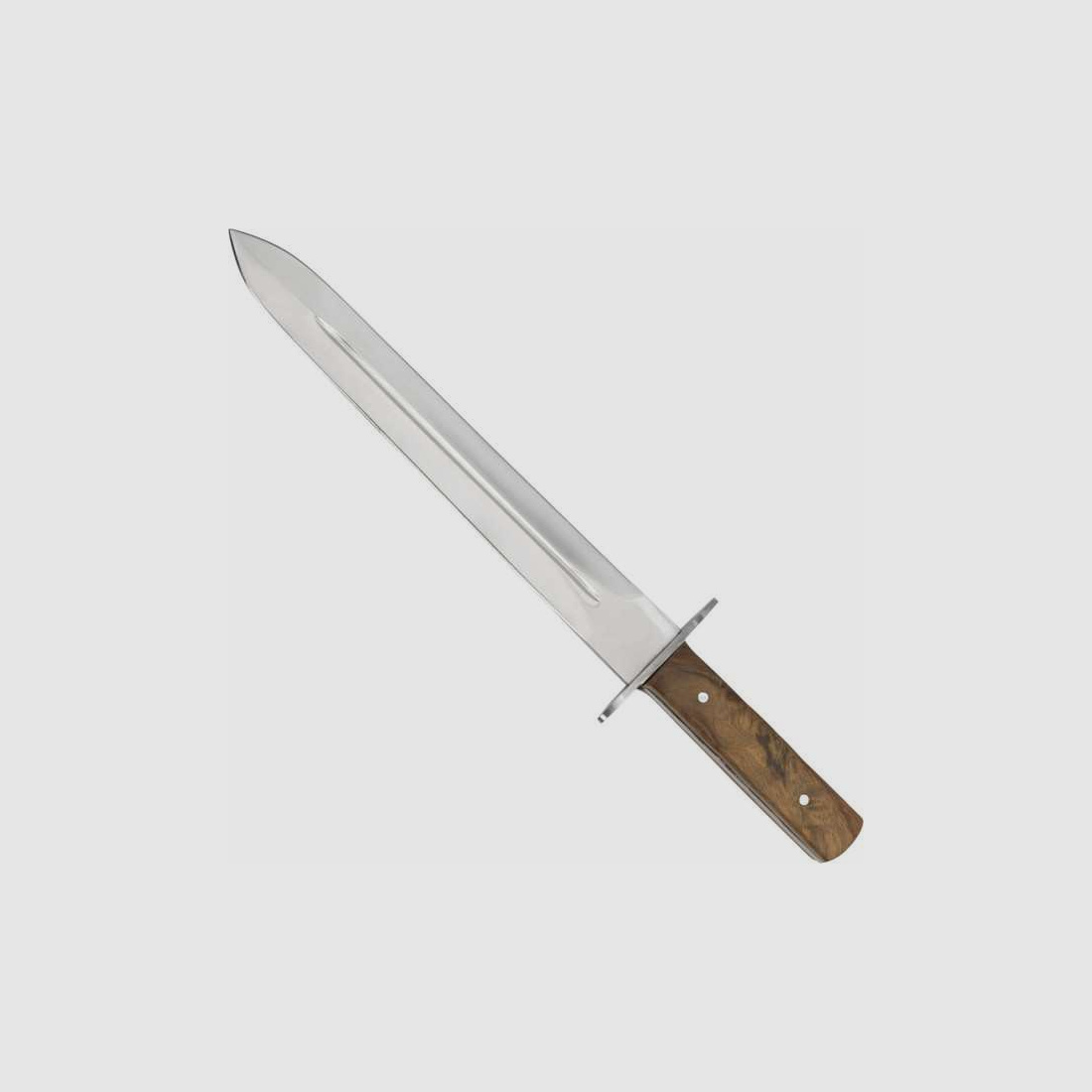 Haller Jagd- und Abfangmesser Hirschfänger 270 mm Walnussholz