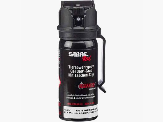Sabre Red Abwehrspray Crossfire Gel 360°, 0,045 l