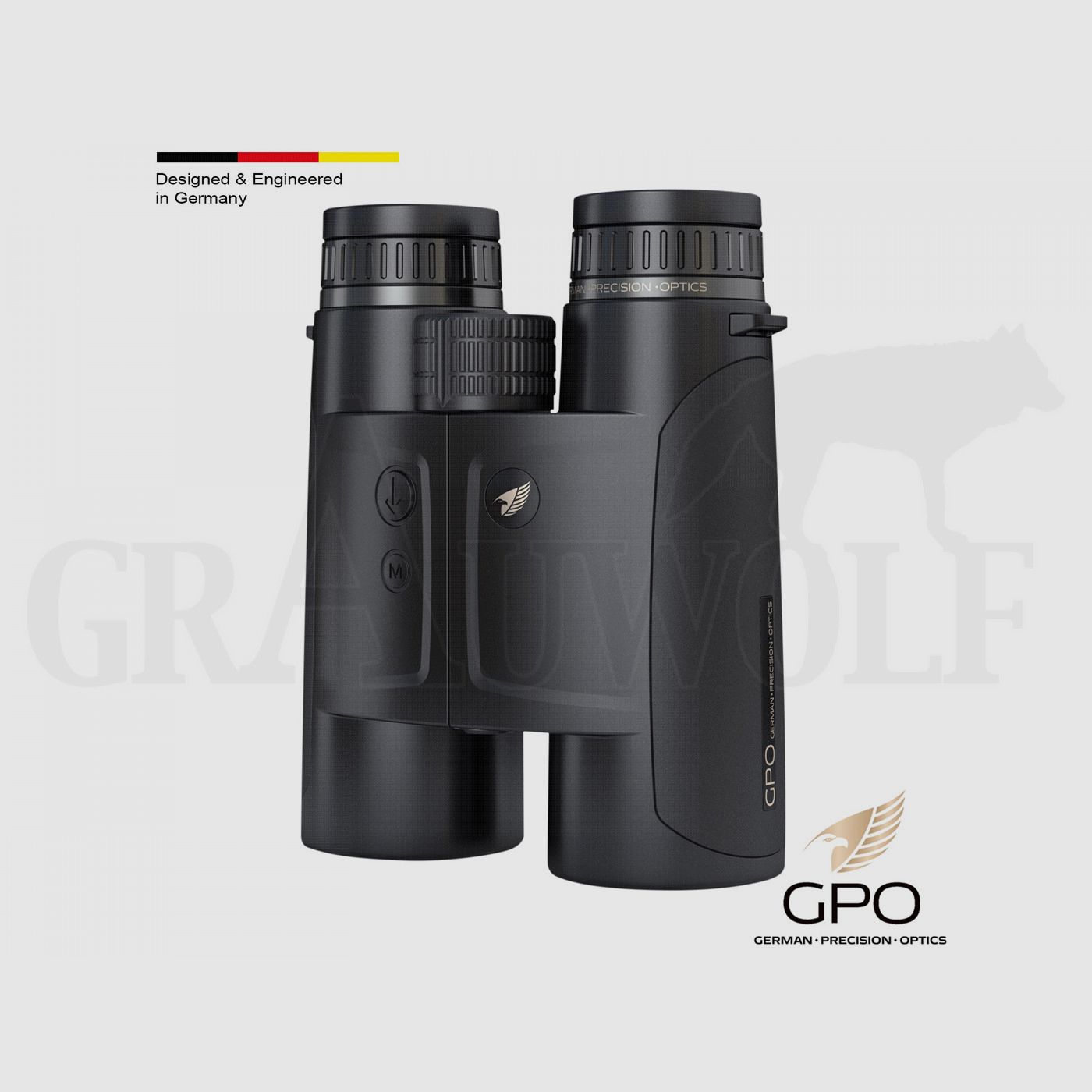 GPO Rangeguide 2800 8x50 prismático con telémetro