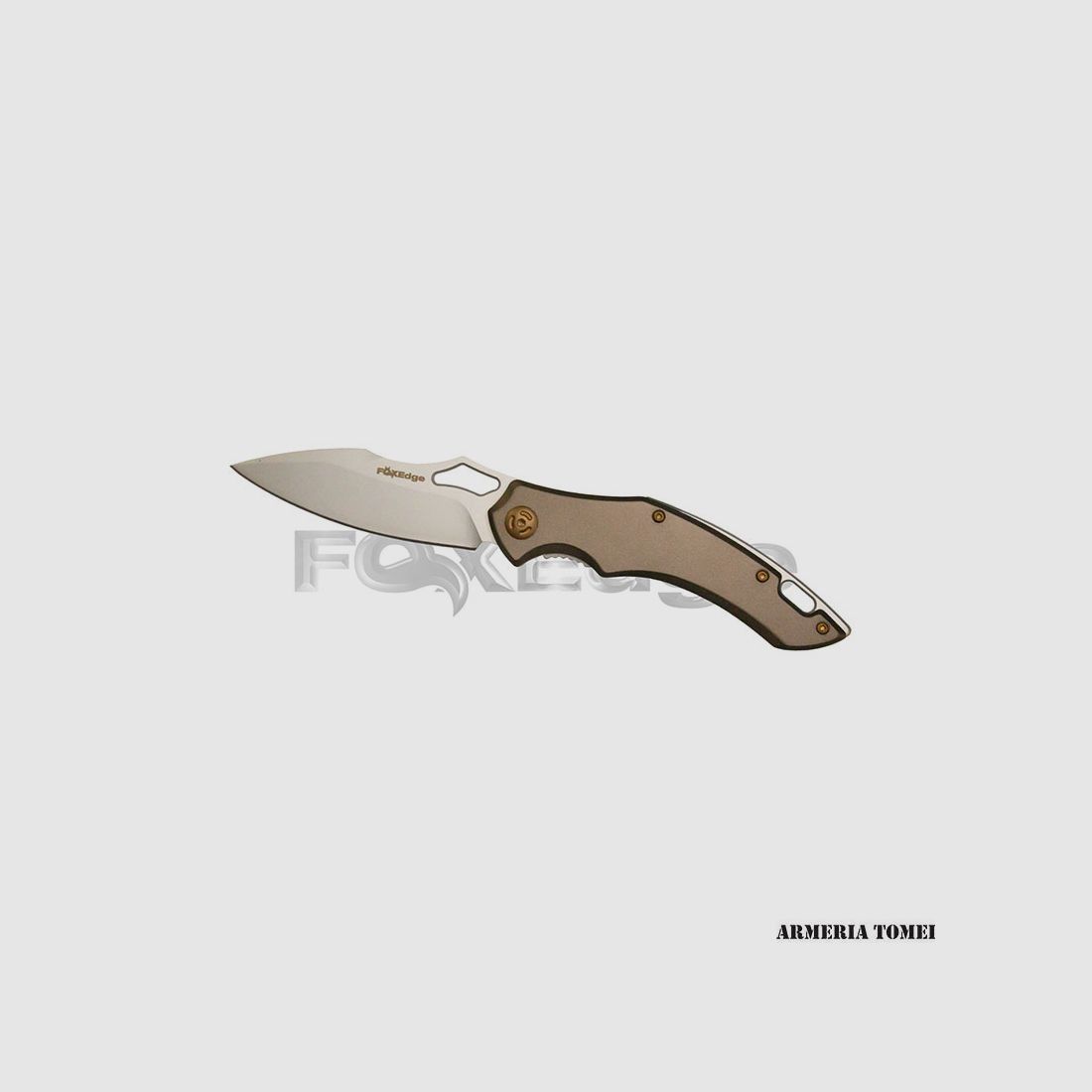 FOX EDGE – SPARROW VOUWMESS ALUMINIUM BRUIN, afbeelding 1 van 2