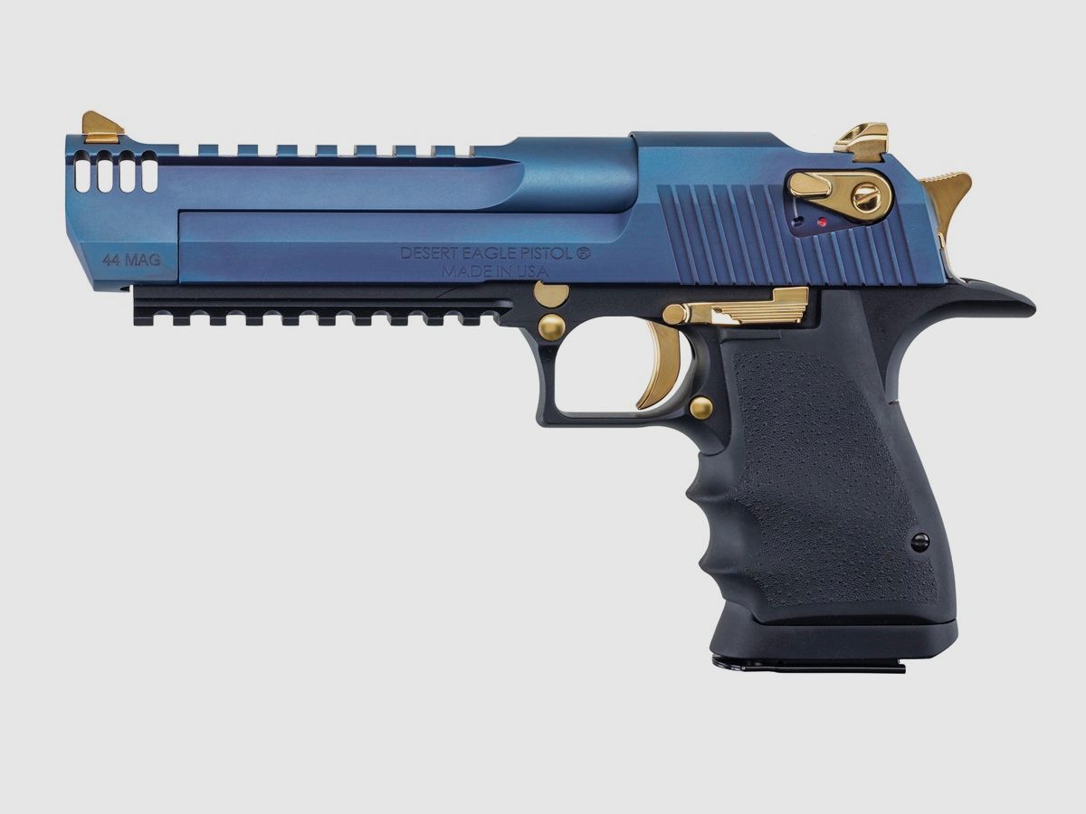 Desert Eagle XIX 6" IMB Magic Carbo Blue/T-Gold L6