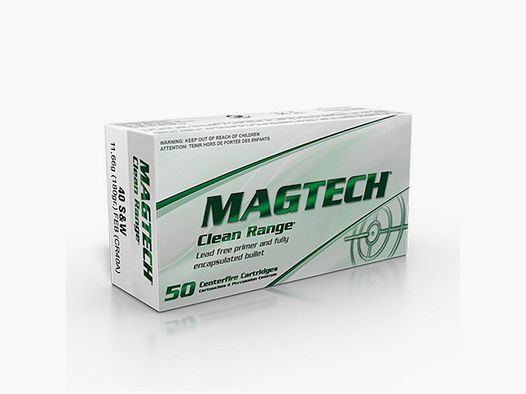 40 S&W Magtech Cleanrange FEB Flachkopf 180grs VE50