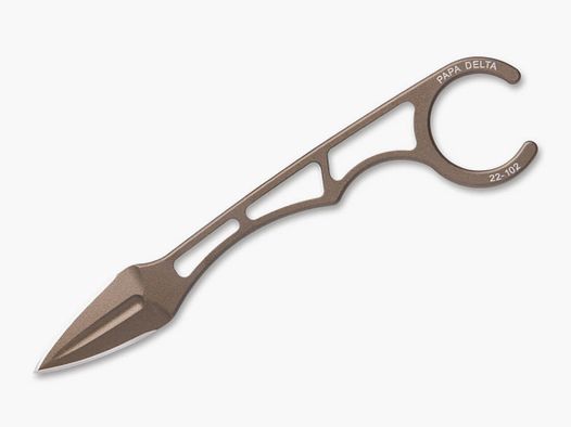 Tops Knives Papa Delta Bronze Kohlestoff-Stahl 1095