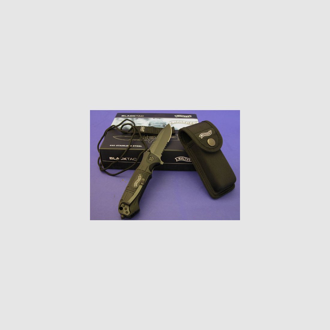 WALTHER BLACK TAC Einhand Taschenmesser
