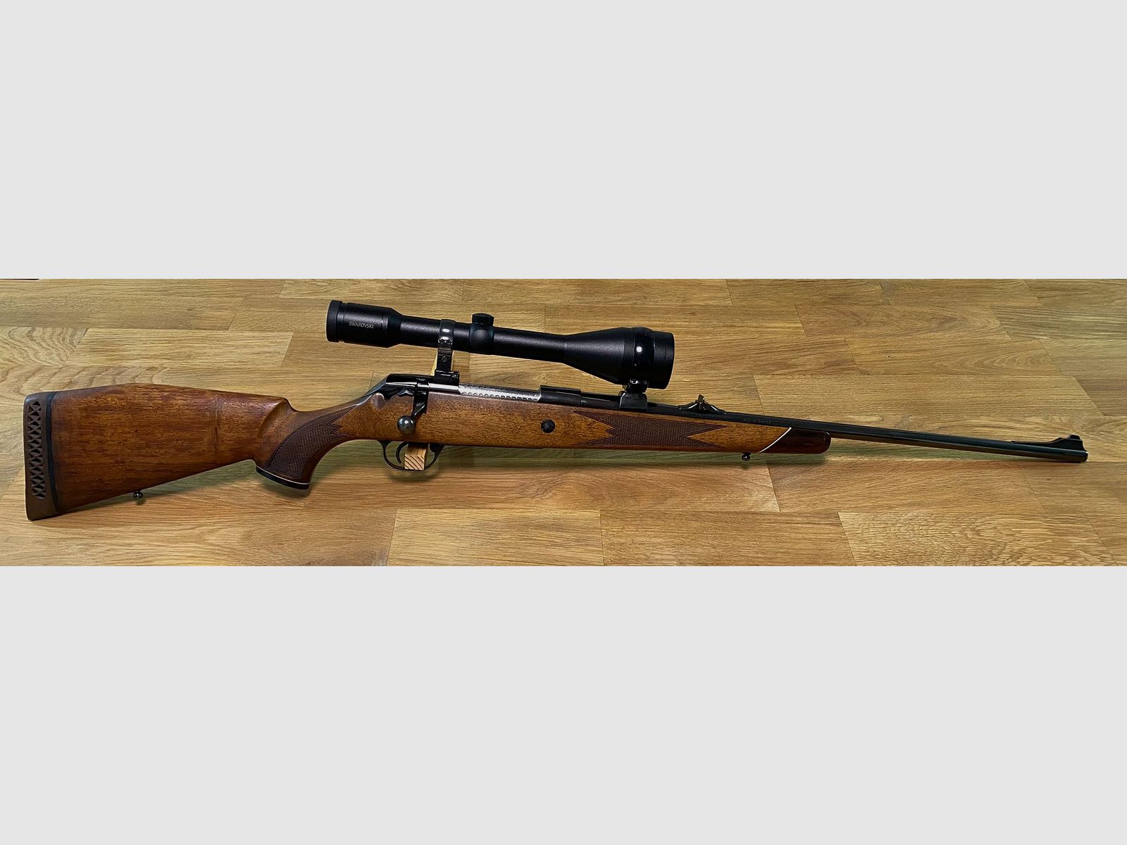 Voere Titan II bolt-action rifle caliber 7x64 with Swarovski Habicht 8x56 scope, immagine 1 di 12