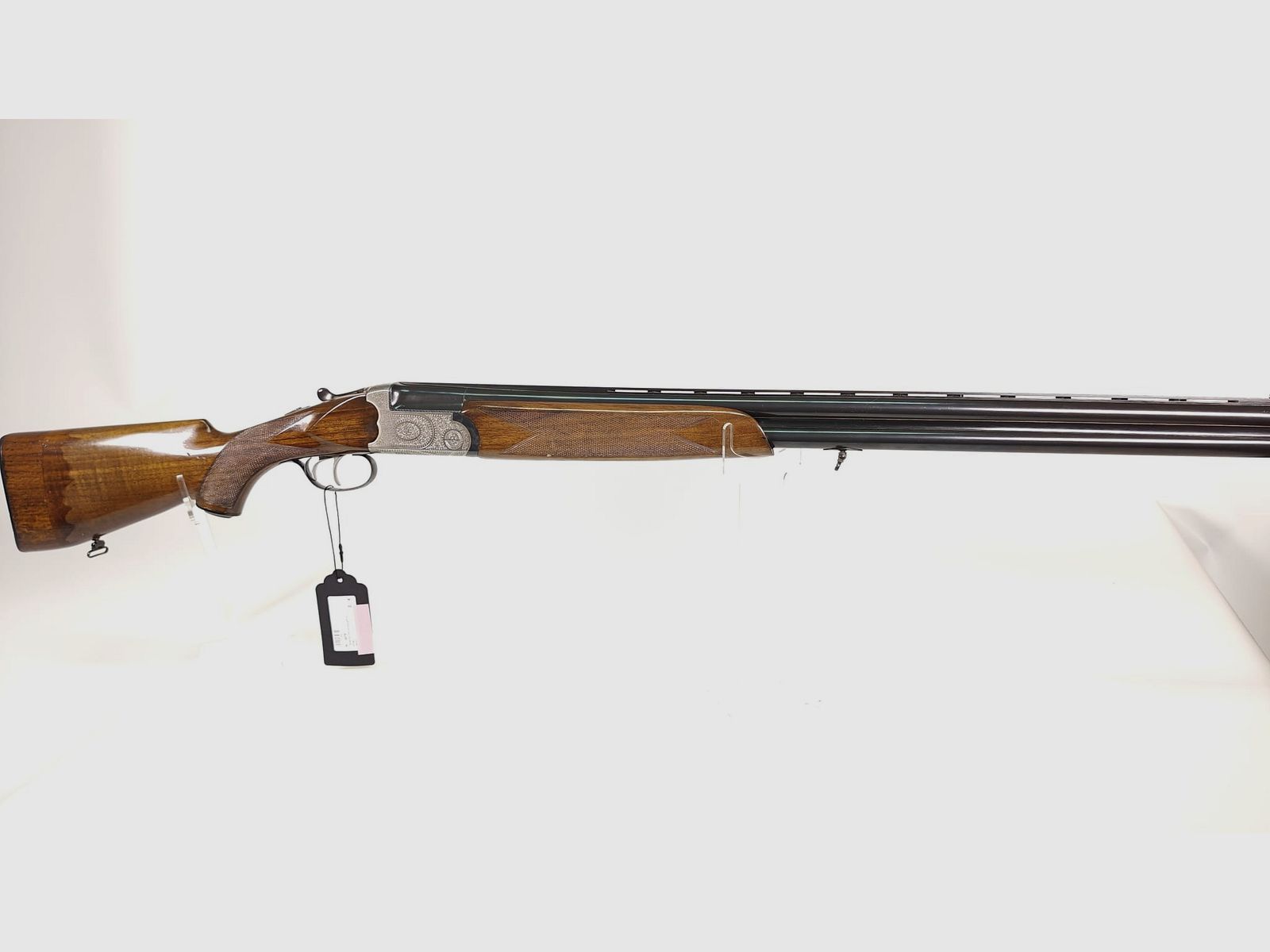 Zanardini double-barrel shotgun 16/70 avec bascule en acier gravée