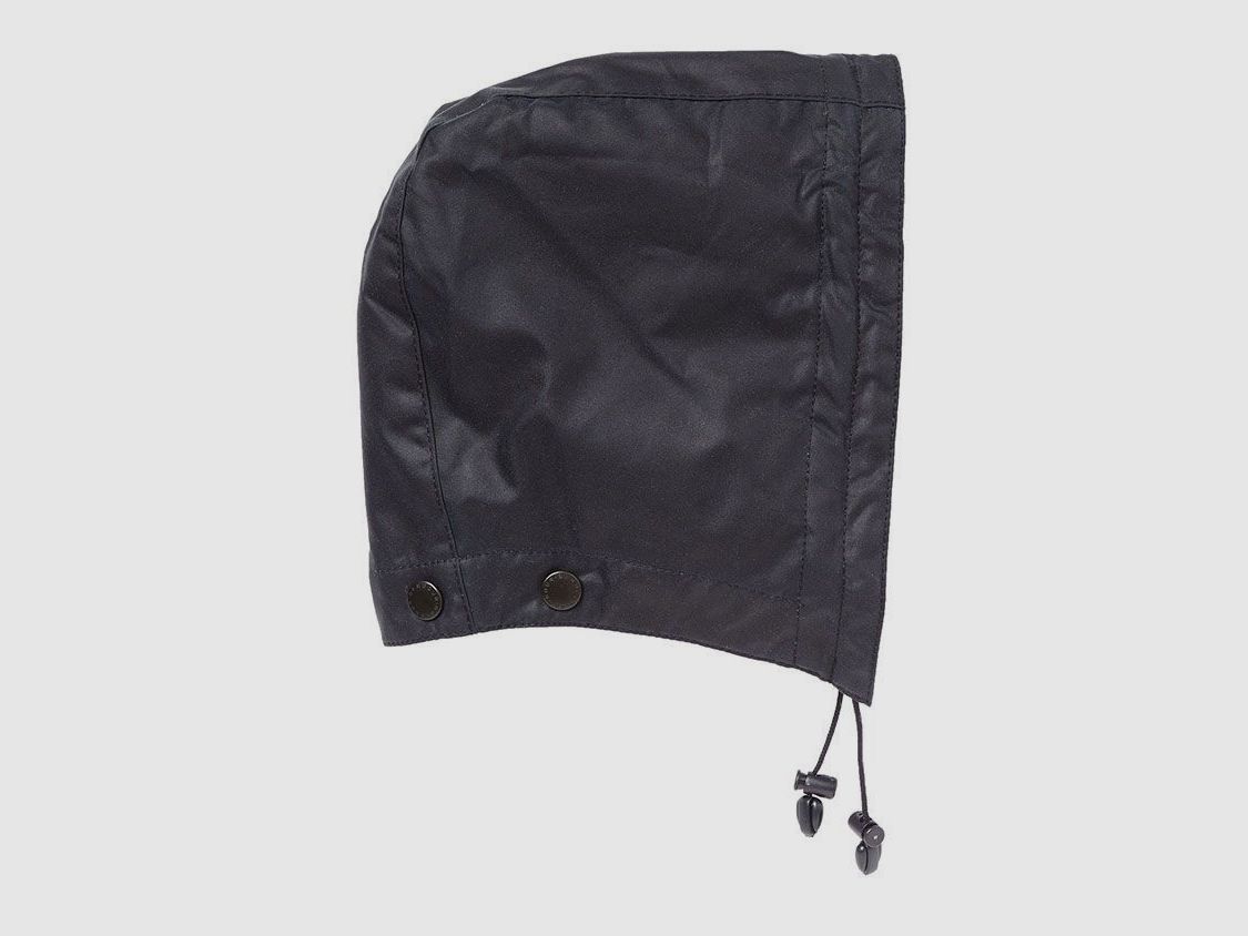 Barbour Hood Wax Cotton Navy
