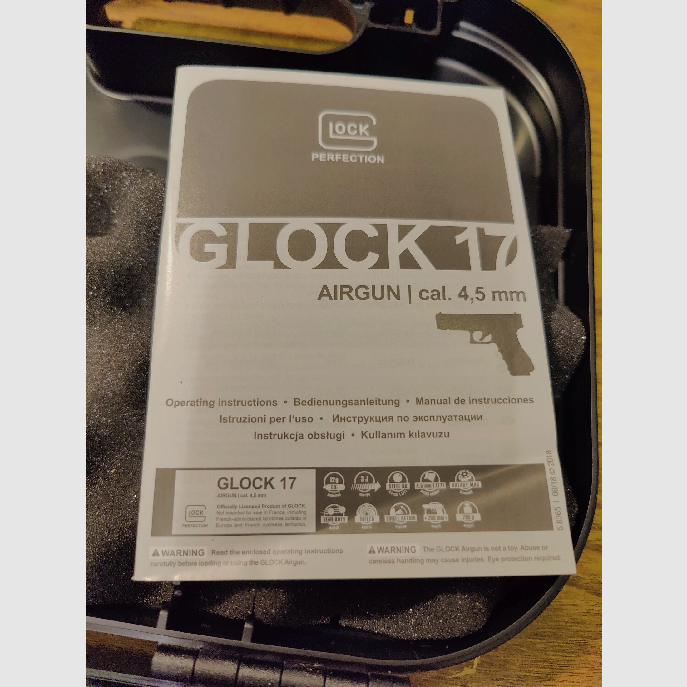 Glock 17 Airgun cal. 4,5 mm zu verkaufen