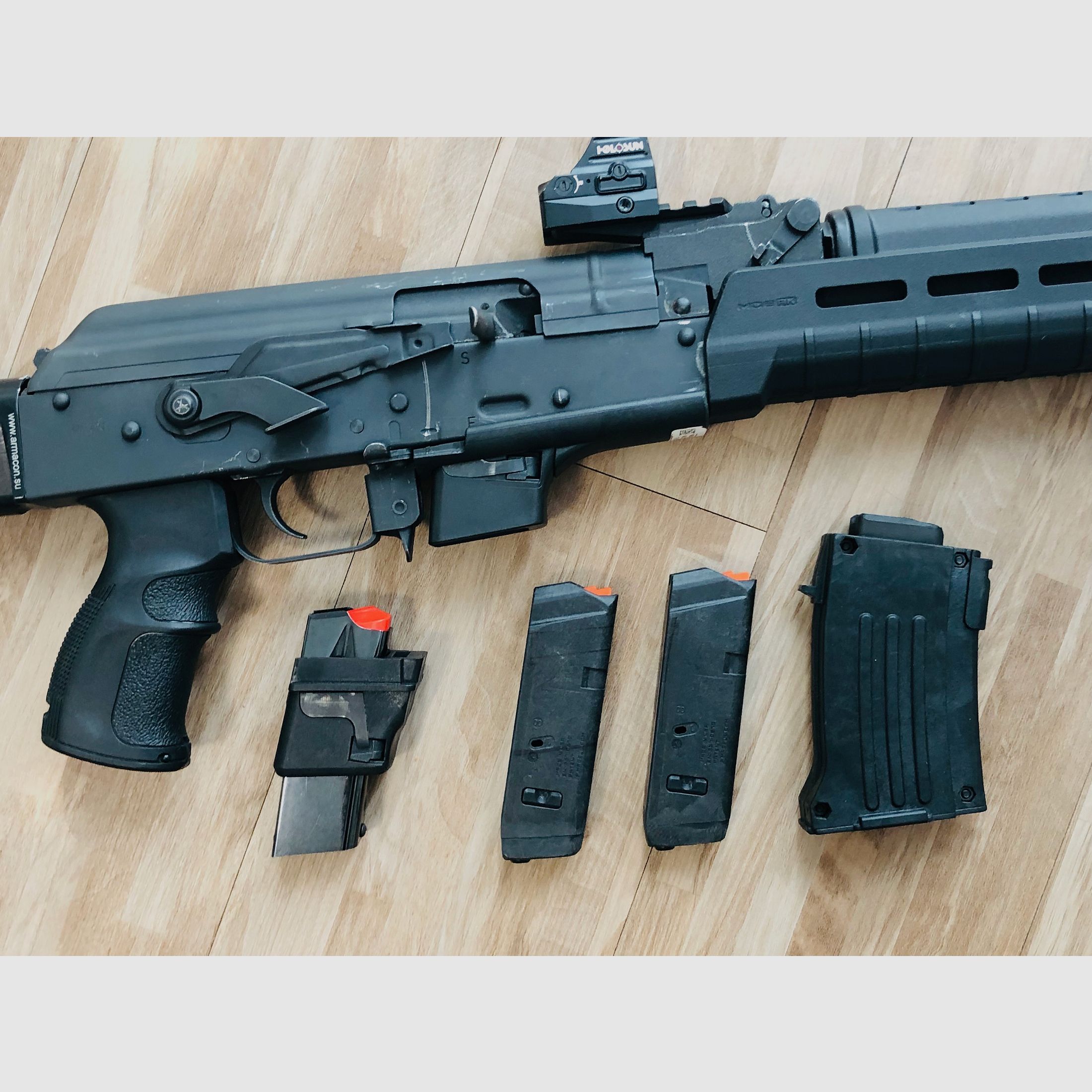 Nova Modul/Chiappa Rak9 complete package, Ak47, AK-47, AK 9mm Luger carbine, AK9, Nak9, self-loading rifle