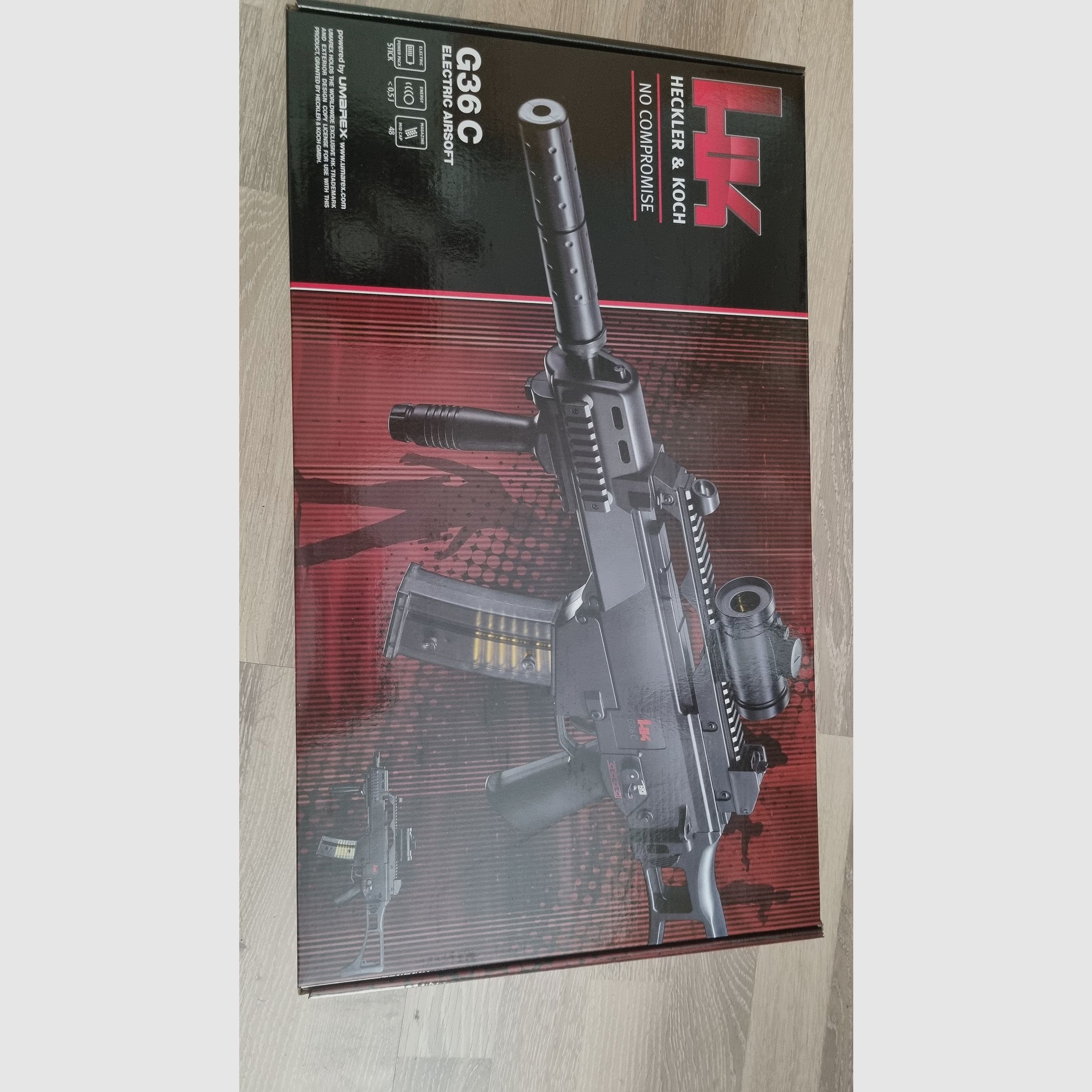 Airsoft G36 C 0,5 Joule 