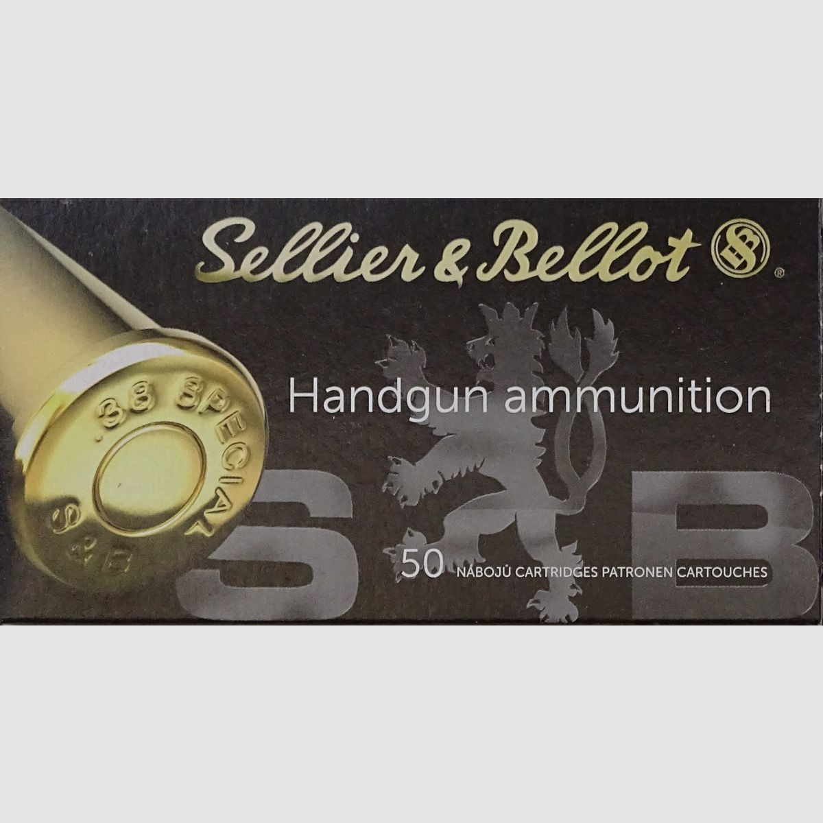 Sellier & Bellot .38 Special Wad. Cut. 148grs - 50 cartouches