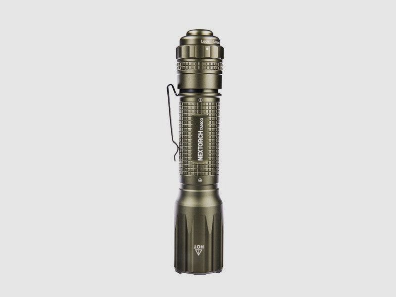 NEXTORCH TA30CG K.I.S.S. – Lumière Momentanée de 1.600 Lumens en Carbon Green