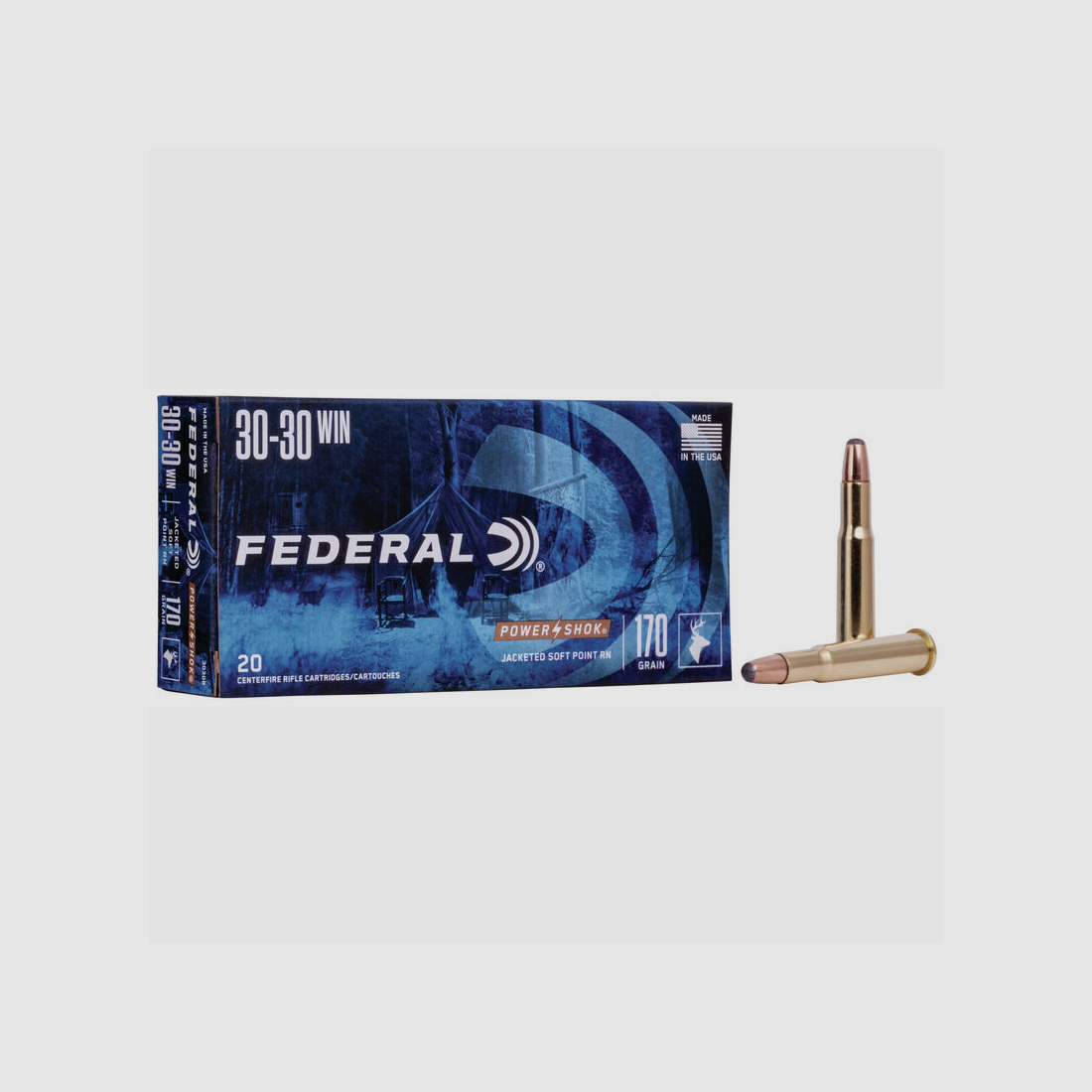 Federal Power Shock Cal 30.30 Win 150 gr