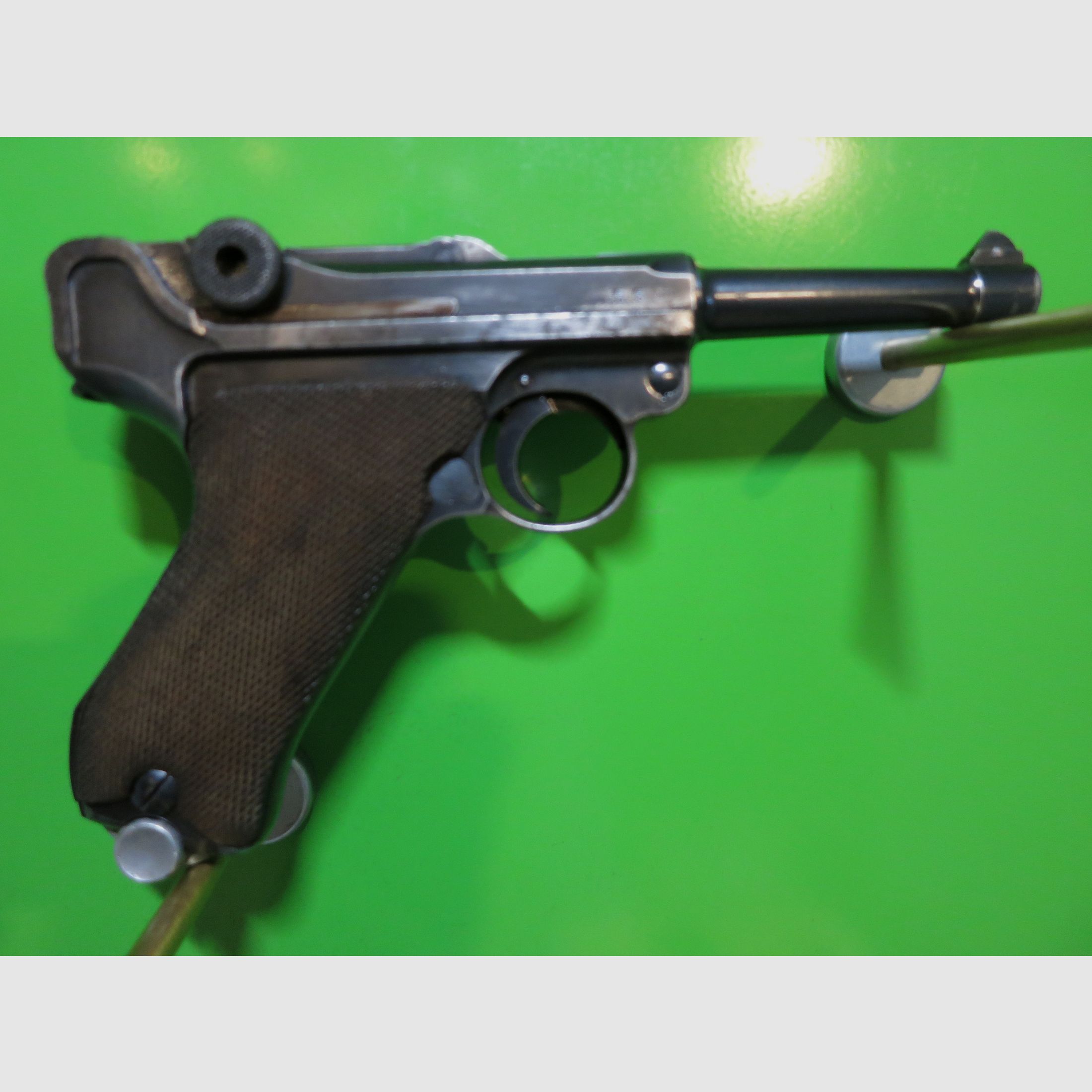 Deutsche Waffen- und Munitionsfabriken (DWM) 1939, Pistole 08 P08, 9 mm Luger, WaA 655 +Adler,  WW2     #67-