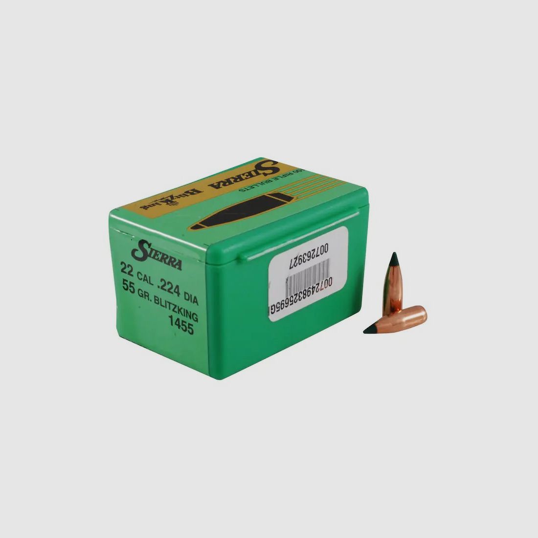 Sierra Geschoss .22/.224 HV 55GR Blitzking 100 Stück