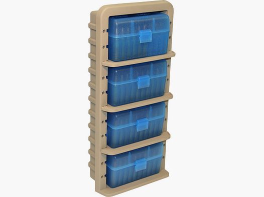 MTM Ammo Rack .223Rem ammunition shelf with cartridge box