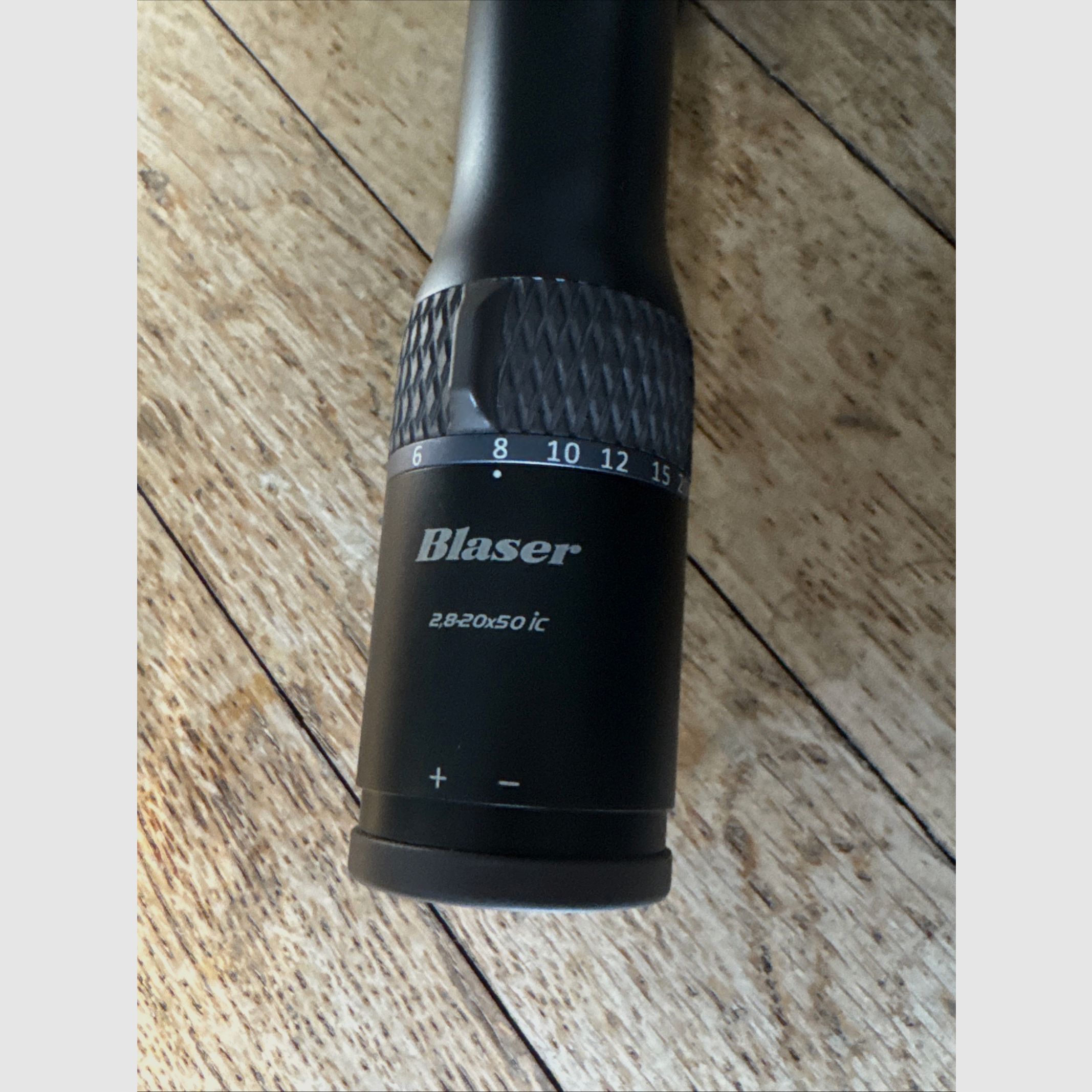 Blaser Zielfernrohr B1 2,8–20 × 50 iC mit Blaser ODC+ & Objektiv‑Cover +Schiene