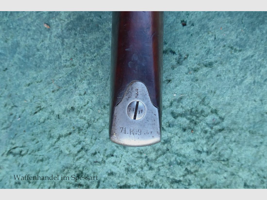 aguja de encendido fusil de infantería Mod.1862, Spandau de 1867.