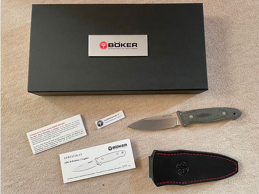 Böker Cub CDC Xpedition N690 - Limited Edition Nummer 001 v. 100 - Lucas Burnley