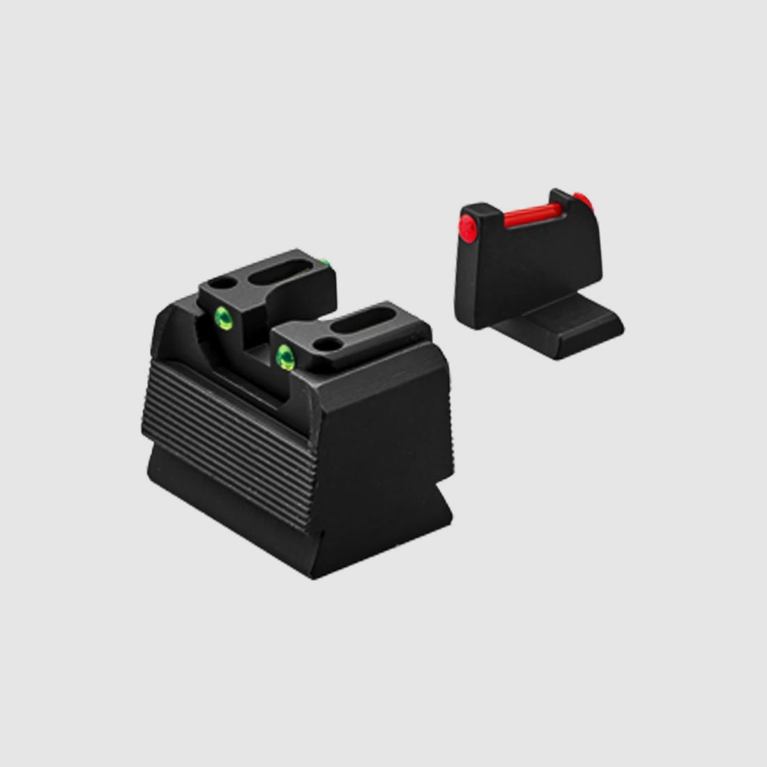 LPA Sights Red-Dot compatible sight RDF Fiber-Optic Green-Red for GLOCK M.O.S.