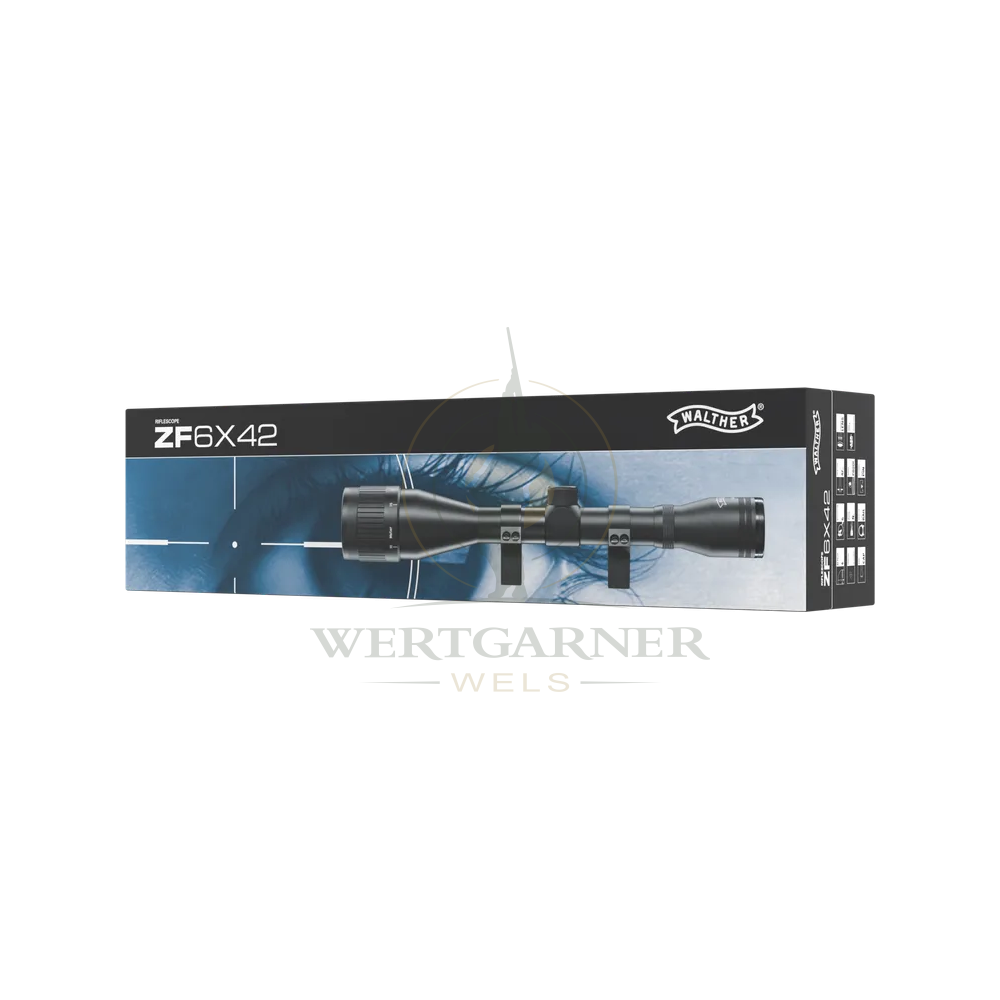 Walther ZF 6x42 incl. montage ringen, afbeelding 4 van 4