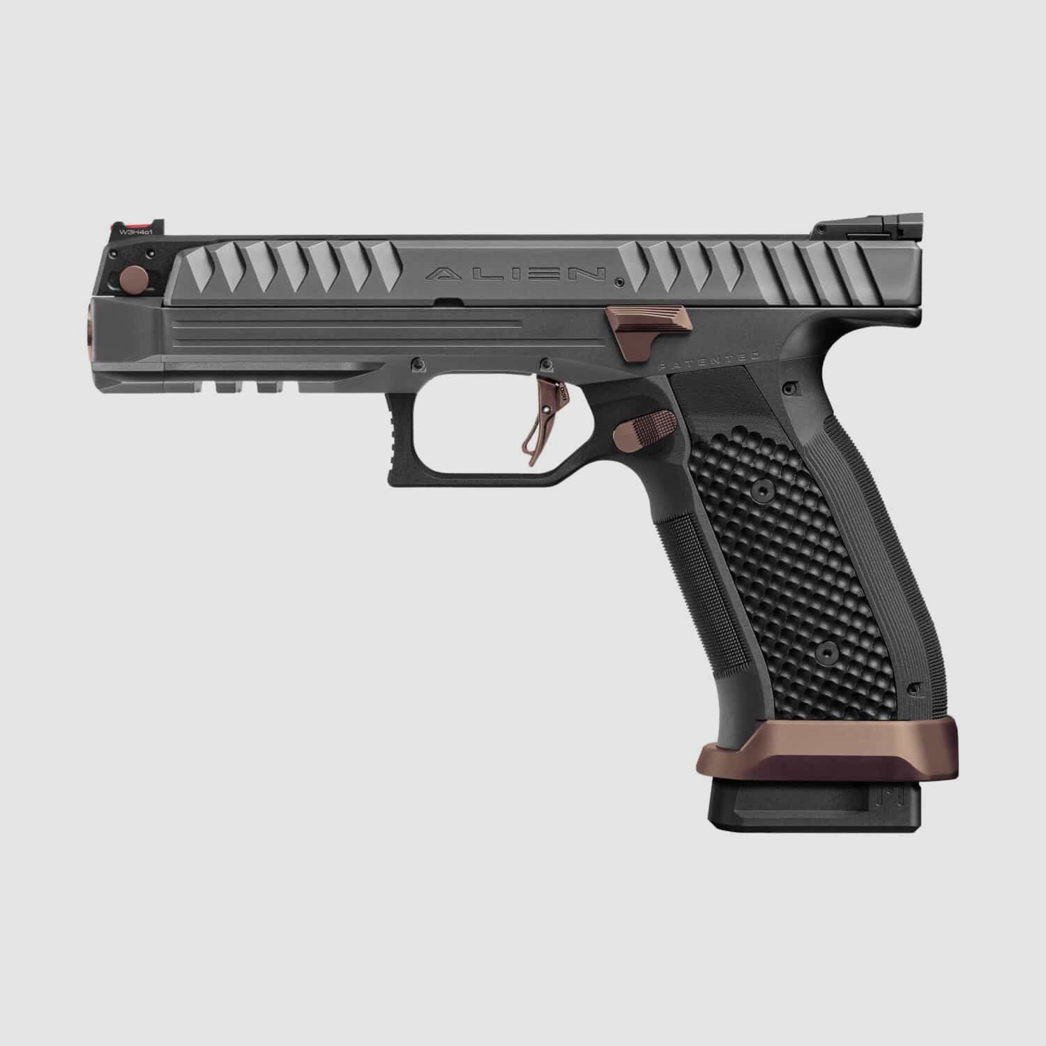 Pistola Laugo Arms Alien Full Kit Rosa/Oro – 9 mm Para, immagine 2 di 3