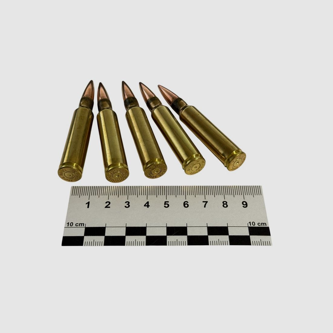 5 pieces of decommissioned 7.5x55 Swiss – full metal jacket