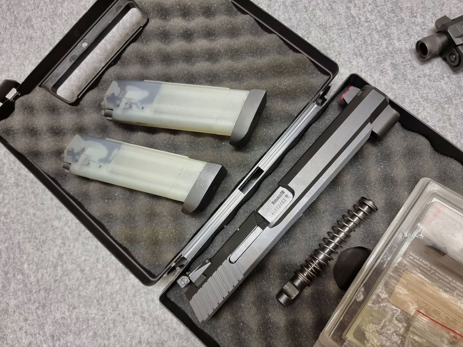 SET: Heckler&Koch USP Tactical Pistool .45 ACP met verwisselsysteem Expert 9mm Luger - H&K HK
