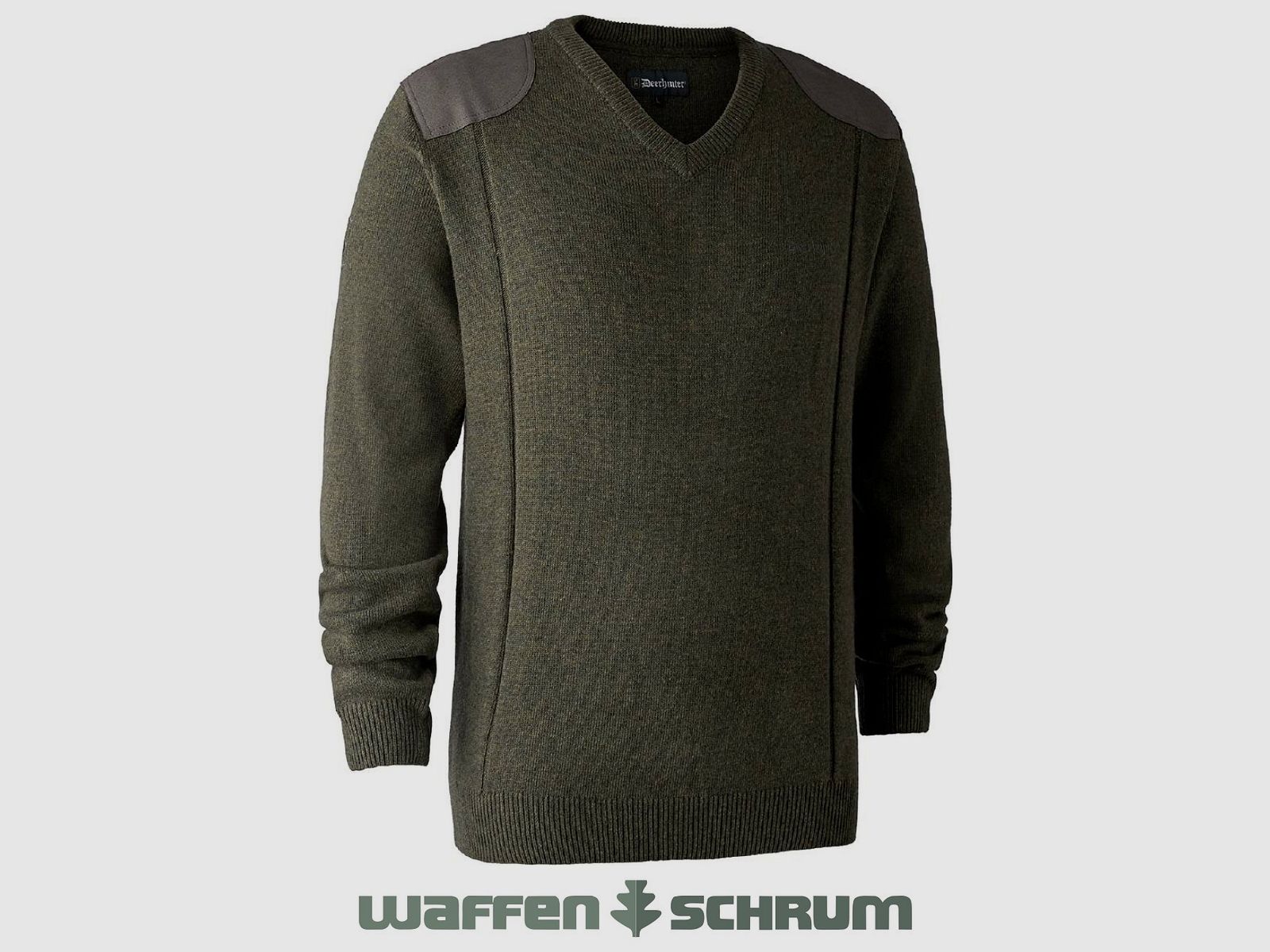 Deerhunter Pullover Sheffield with V-neck Cypress